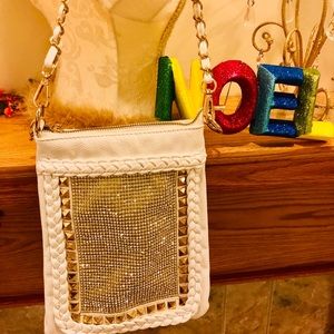 Bling white bag